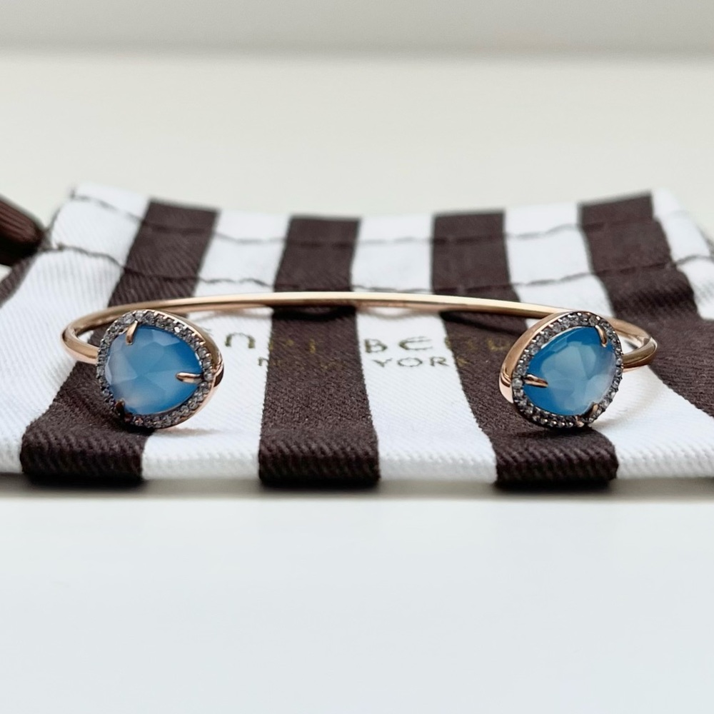 Henri Bendel Luxe Rose Gold Stone Bracelet
